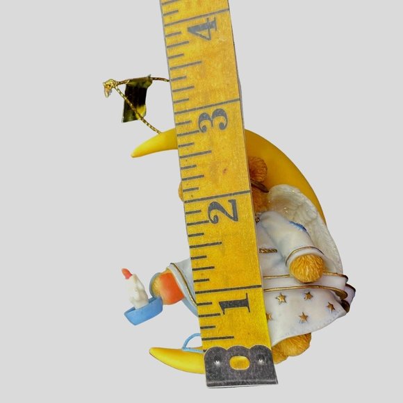 ANGEL SITTING ON MOON 2000 Cherished Teddies Hanging Ornament #706663 - Picture 6 of 14